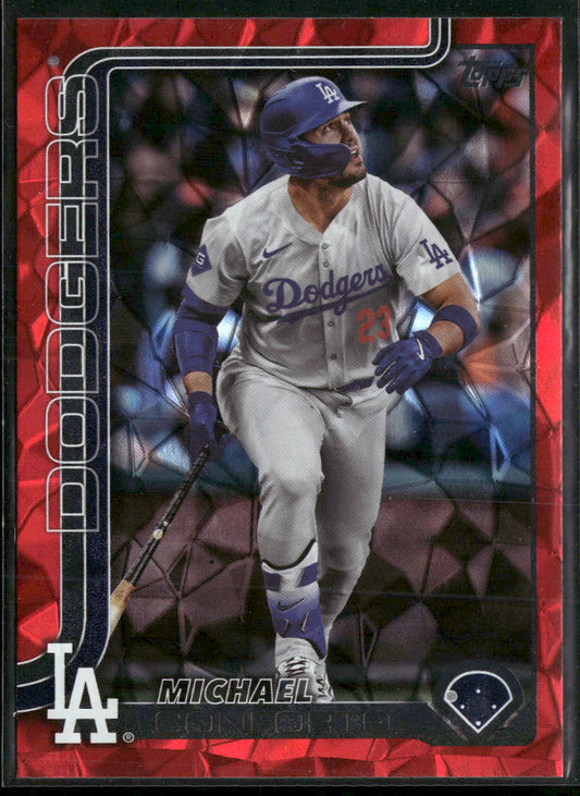 2025 Topps Red Diamante Michael Conforto #/5 #476