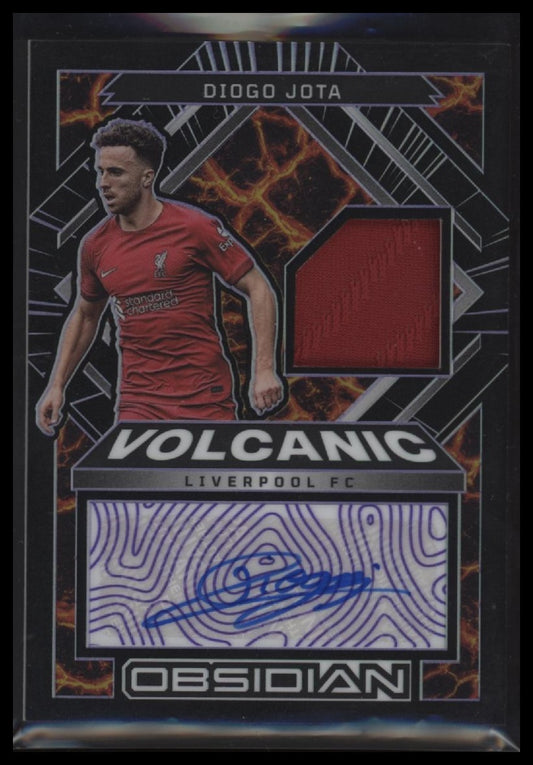 2022-23 Panini Obsidian Volcanic Material Signatures Purple Diogo Jota #/50