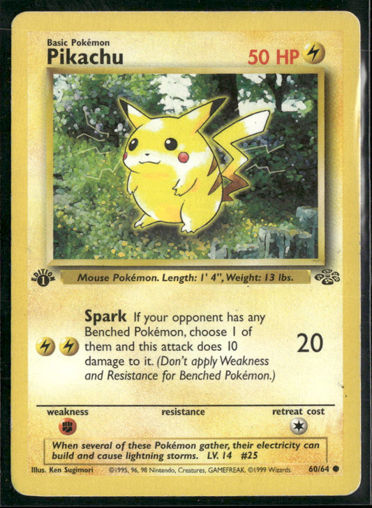Jungle Pikachu #60/64 Damaged