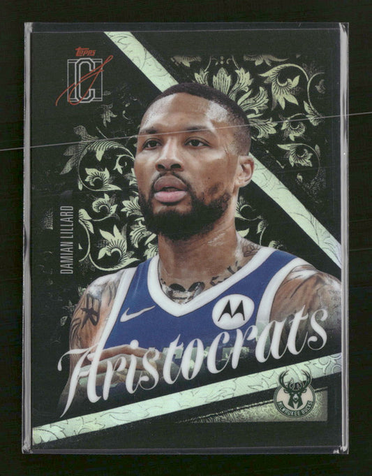 2025-26 Topps Signature Class Aristocrats Damian Lillard #AR-9
