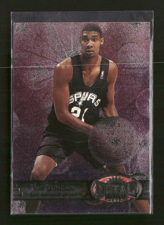 1997-98 Metal Universe Tim Duncan RC #66