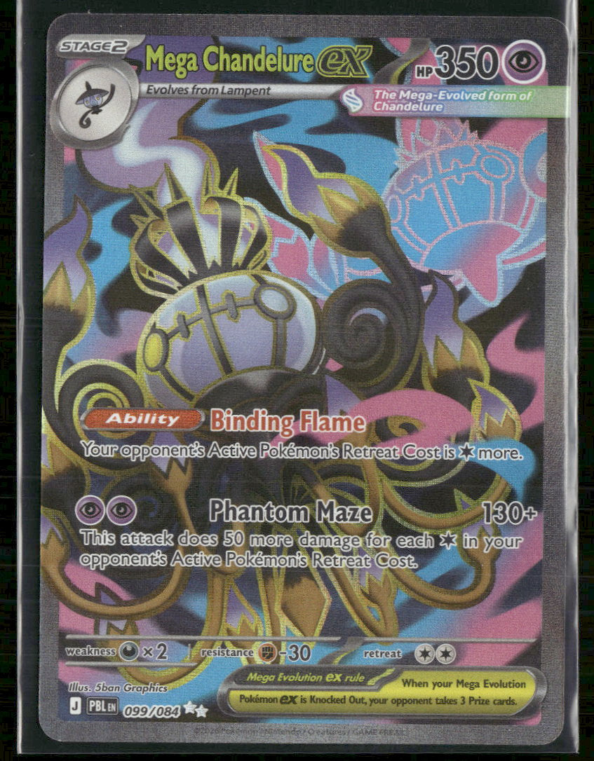 ME05: Pitch Black Mega Chandelure ex #099/084