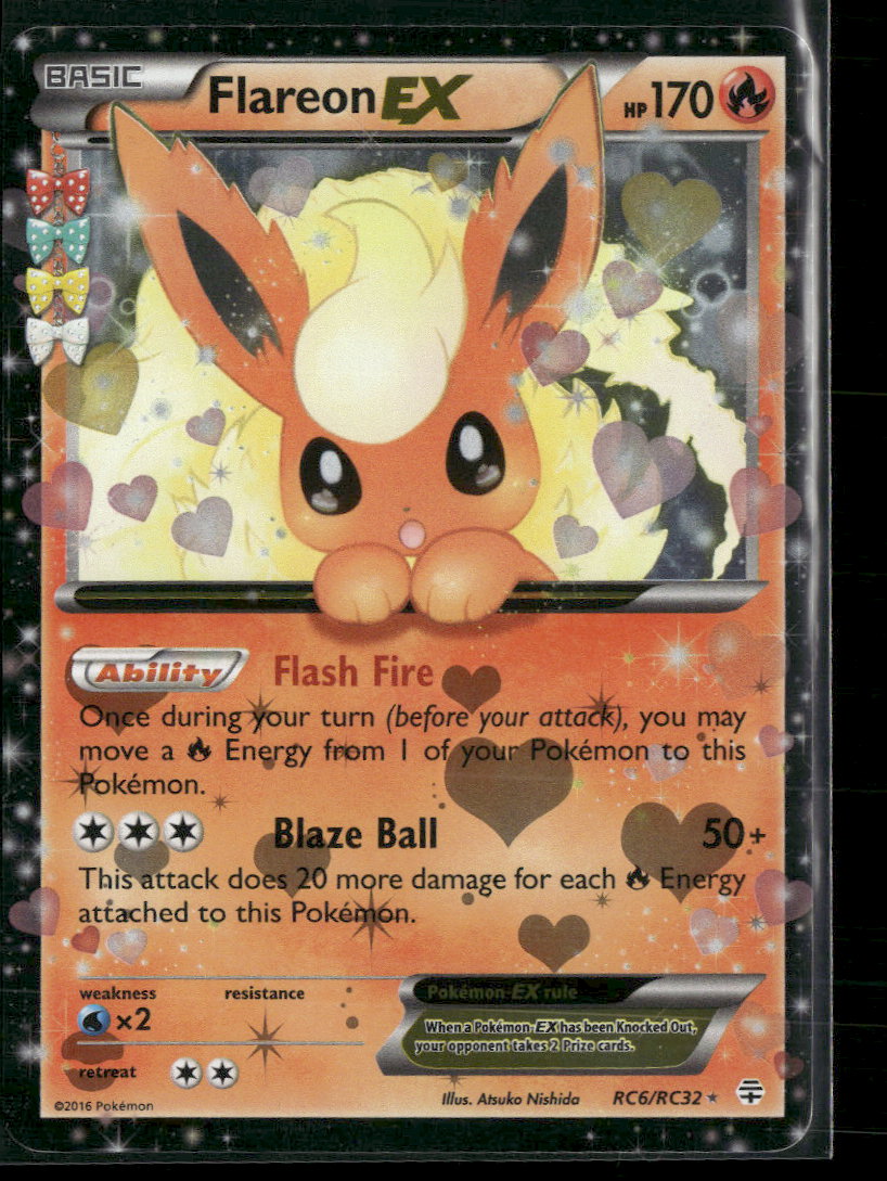 Generations: Radiant Collection Flareon EX #RC6/RC32