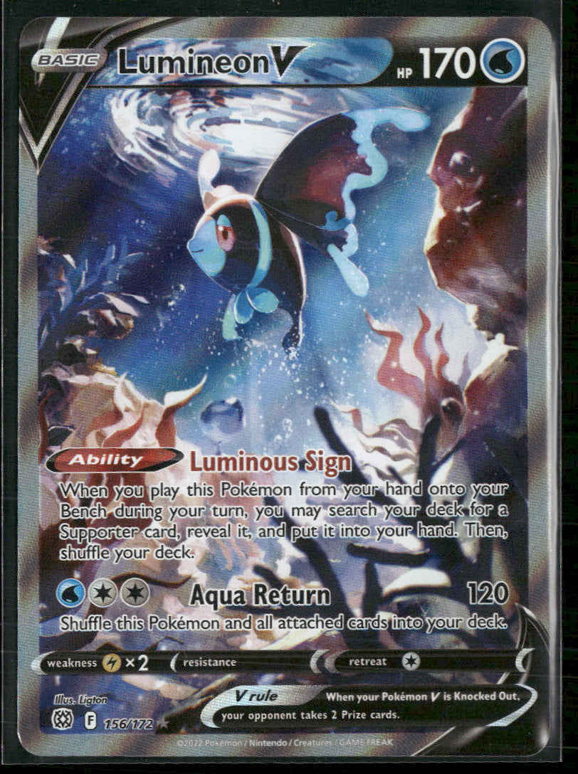 SWSH09: Brilliant Stars Lumineon V (Alternate Full Art) #156/172