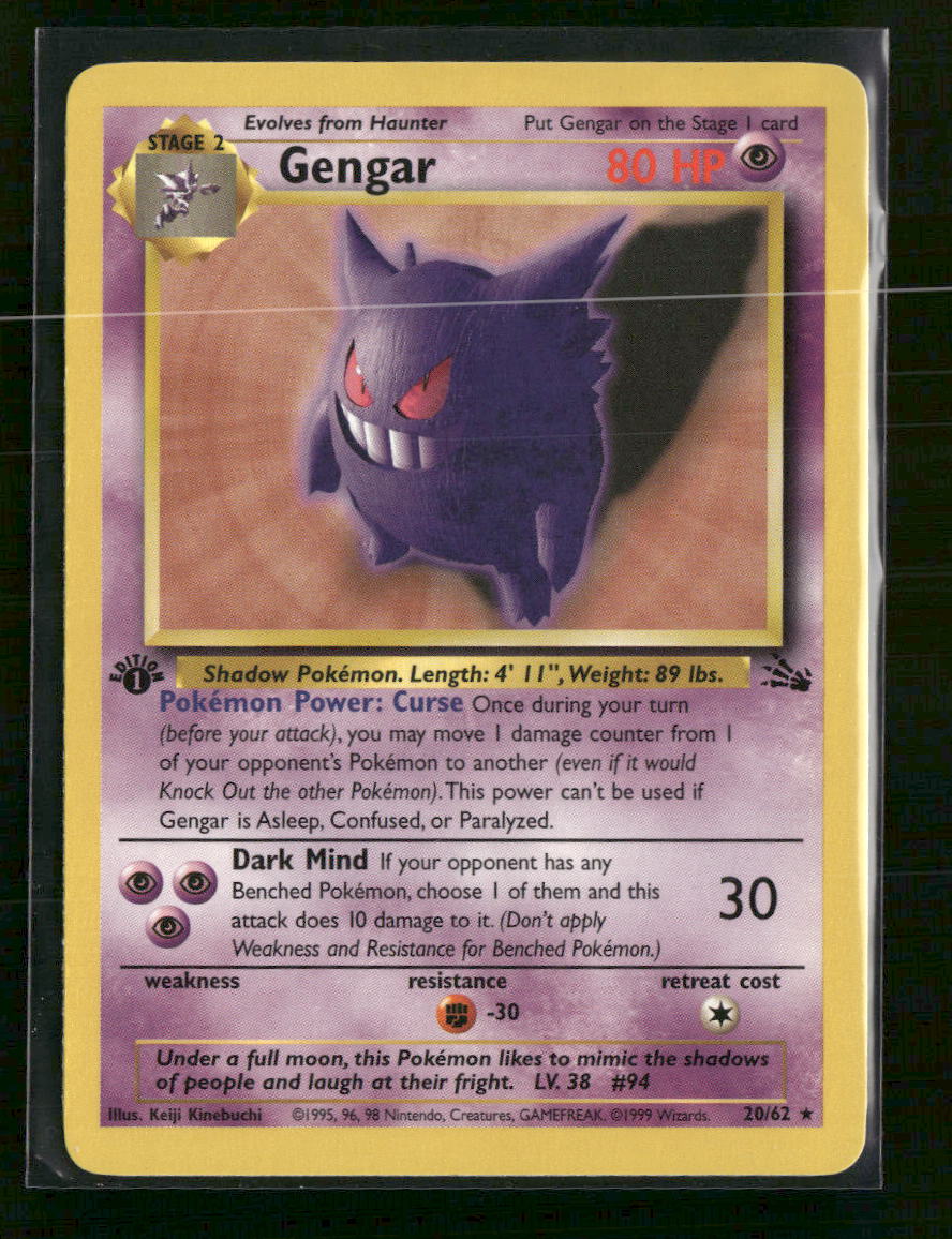 Fossil Gengar (20) #20/62