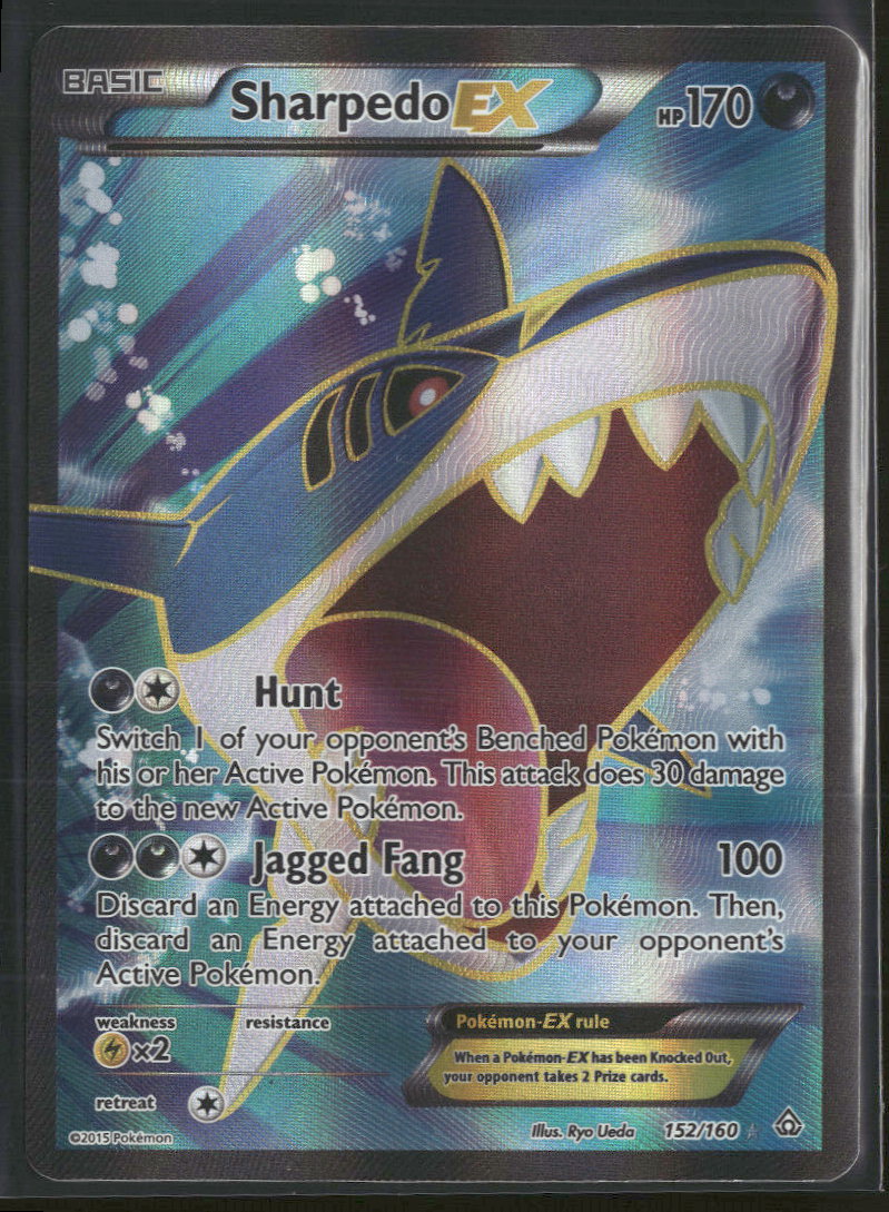 XY - Primal Clash Sharpedo EX (152 Full Art) #152/160