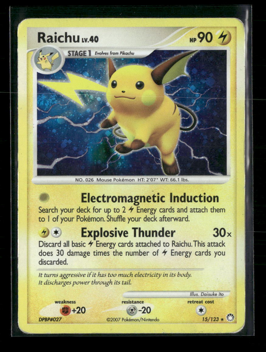 Mysterious Treasures Raichu #15/123