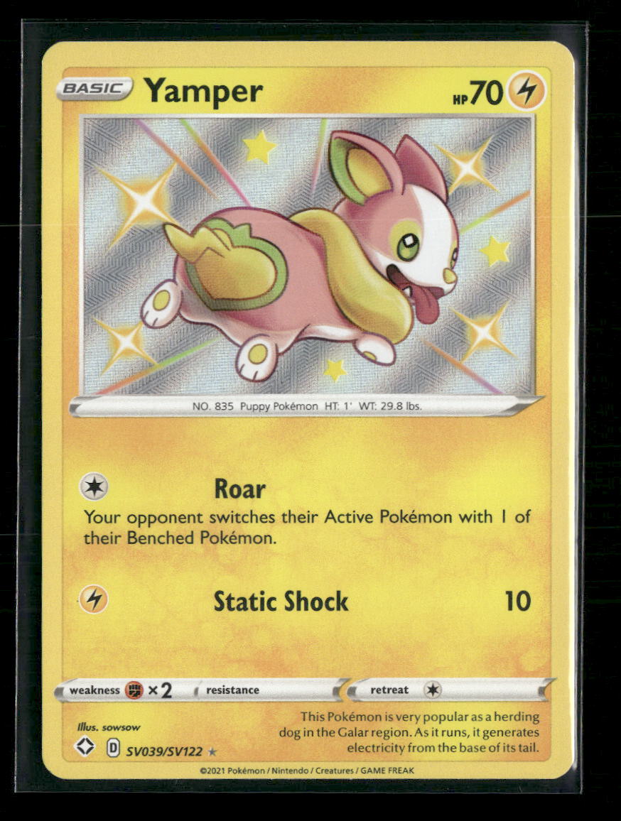 Shining Fates: Shiny Vault Yamper #SV039/SV122