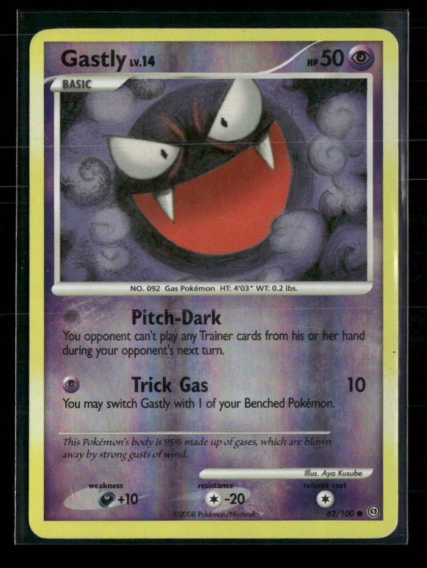 Stormfront Gastly Reverse Holo #62/100