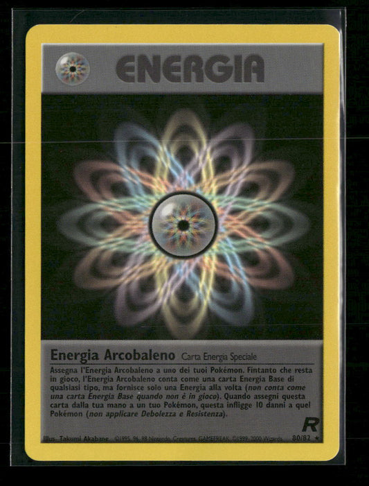 Spanish Team Rocket Energia Arcobaleno (80) Unlimited #80/82