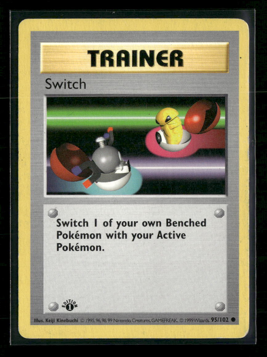 Base Set (Shadowless) Switch 1st Edition #095/102