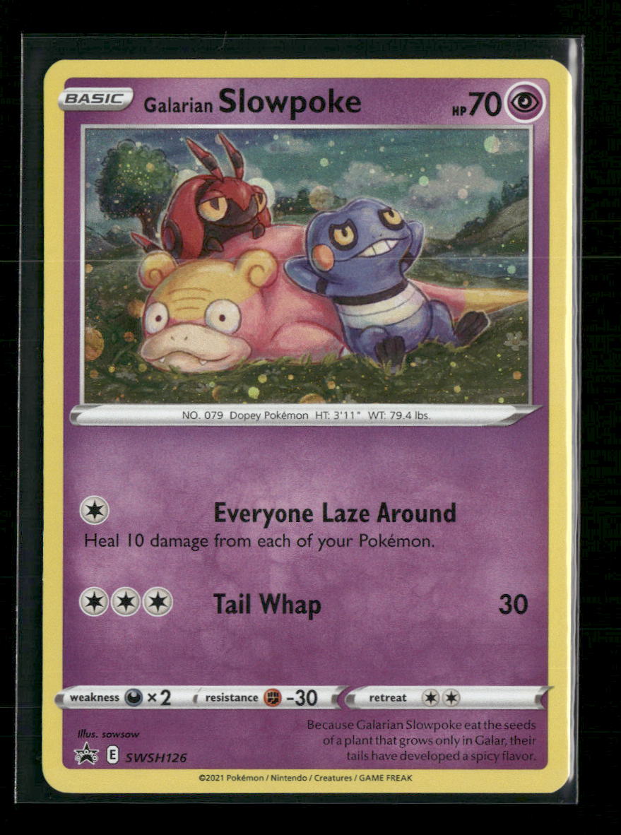SWSH: Sword & Shield Promo Cards Galarian Slowpoke #SWSH126