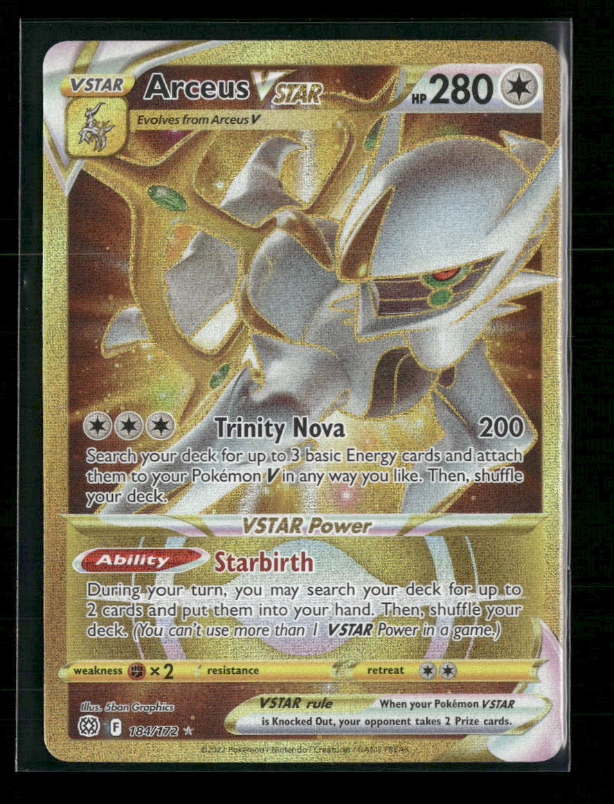 SWSH09: Brilliant Stars Arceus VSTAR (Secret) (184) #184/172