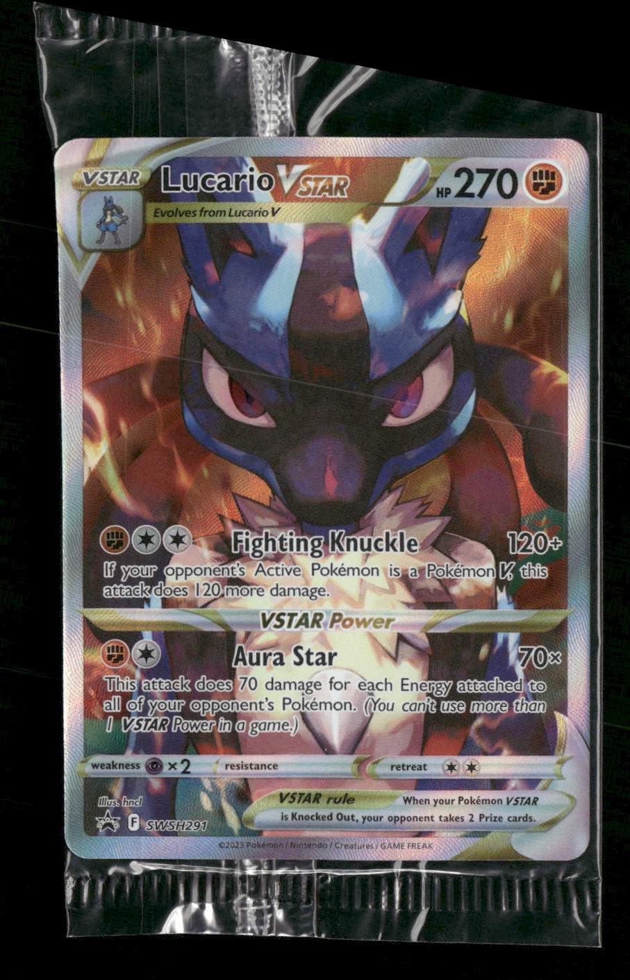 SWSH: Sword & Shield Promo Cards Lucario VSTAR #SWSH291 Sealed