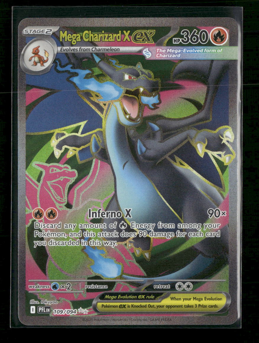 ME02: Phantasmal Flames Mega Charizard X ex #109/094