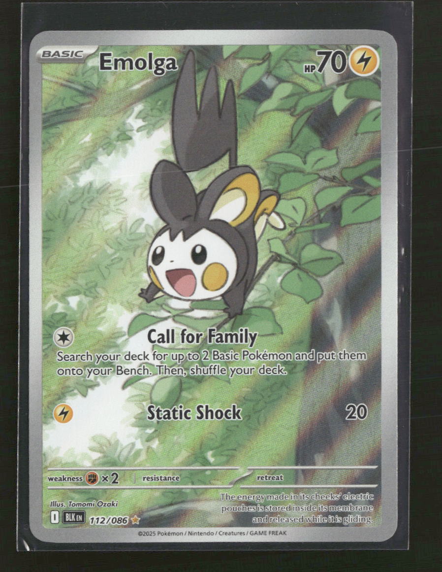 SV: Black Bolt Emolga #112/086