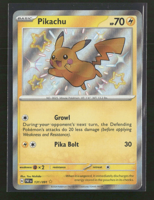 SV: Paldean Fates Pikachu #131/091