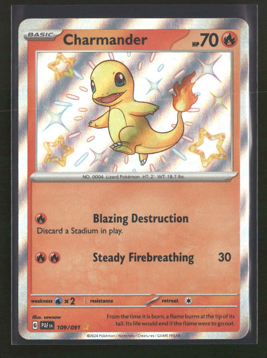 SV: Paldean Fates Charmander #109/091