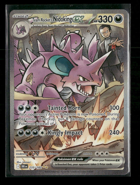 SV10: Destined Rivals Team Rocket's Nidoking ex #233/182