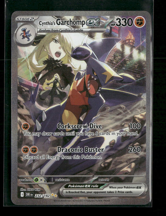SV10: Destined Rivals Cynthia's Garchomp ex #232/182
