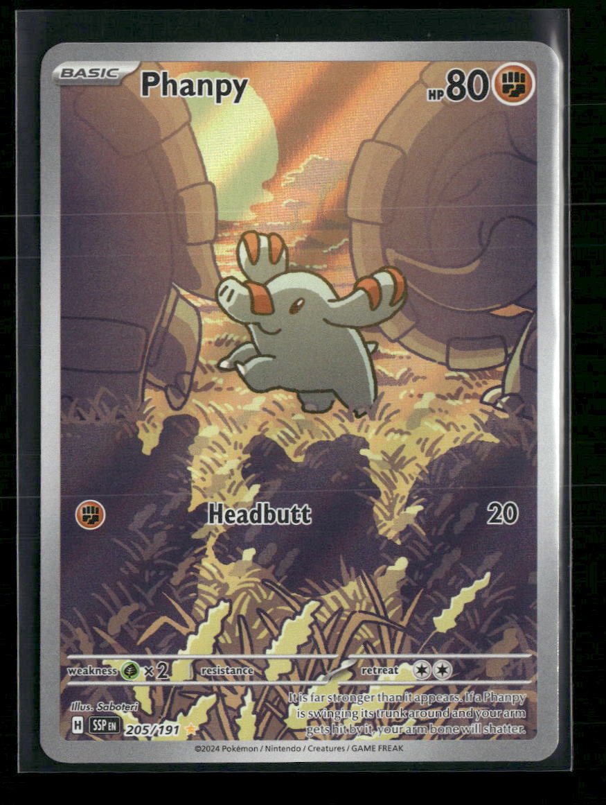 SV08: Surging Sparks Phanpy #205/191