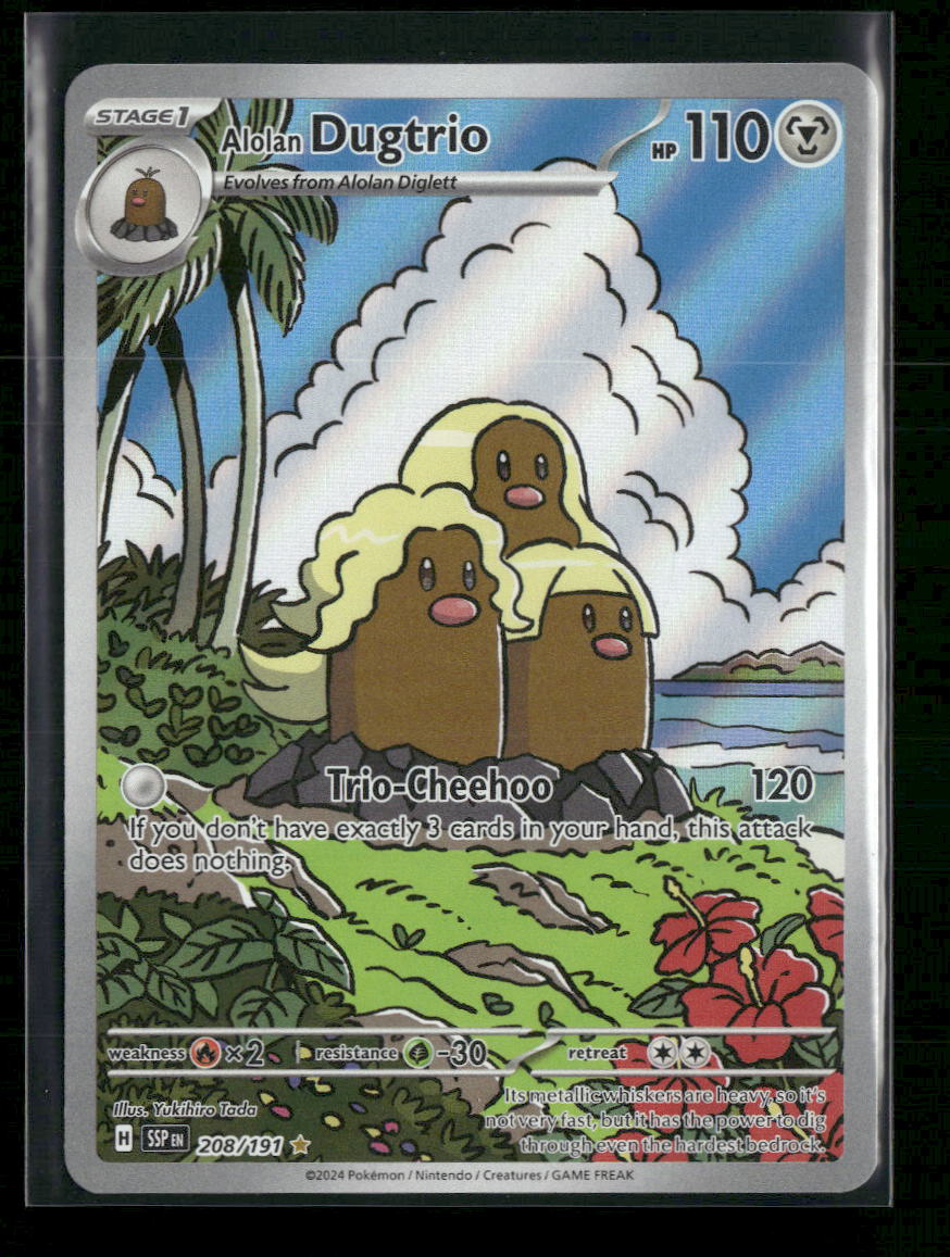 SV08: Surging Sparks Alolan Dugtrio #208/191