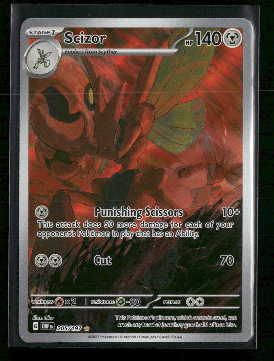 SV03: Obsidian Flames Scizor #205/197