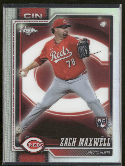 2026 Topps Chrome Lightboard Logo Refractors Zach Maxwell RC #143