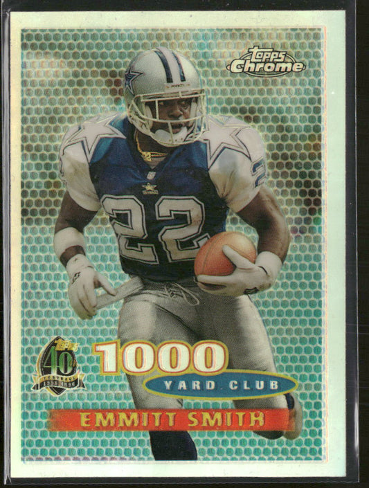 1996 Topps Chrome Refractors Emmitt Smith #50