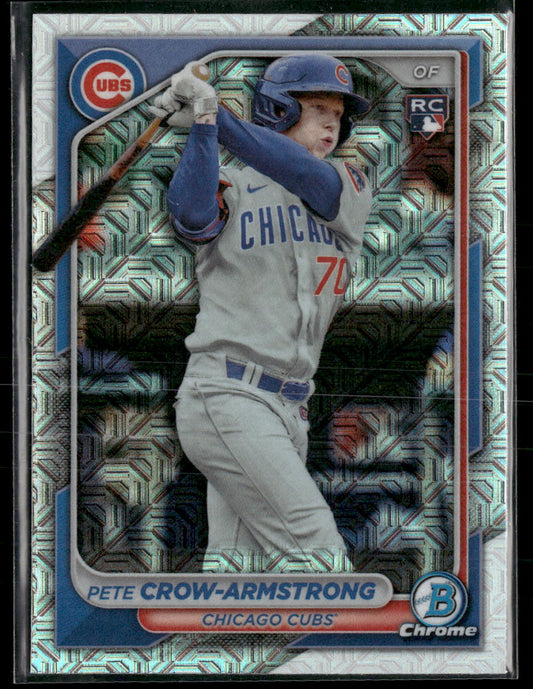 2024 Bowman Chrome Mojo Refractors Pete Crow-Armstrong #85
