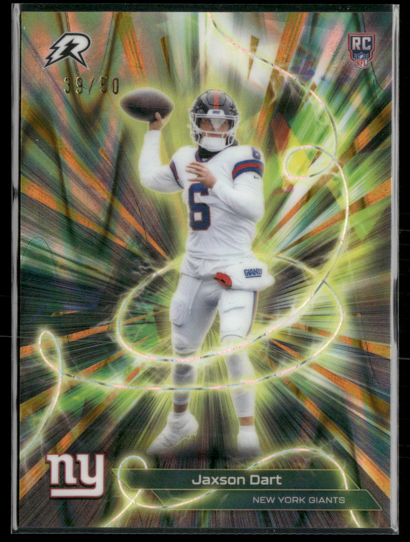 2025 Topps Resurgence Conductors Gold Power Surge Refractor Jaxson Dart /50