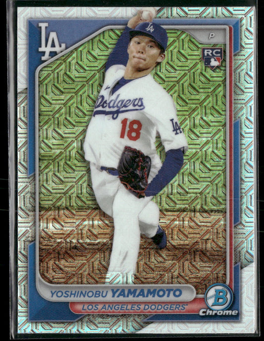 2024 Bowman Chrome Mojo Refractors Yoshinobu Yamamoto #36