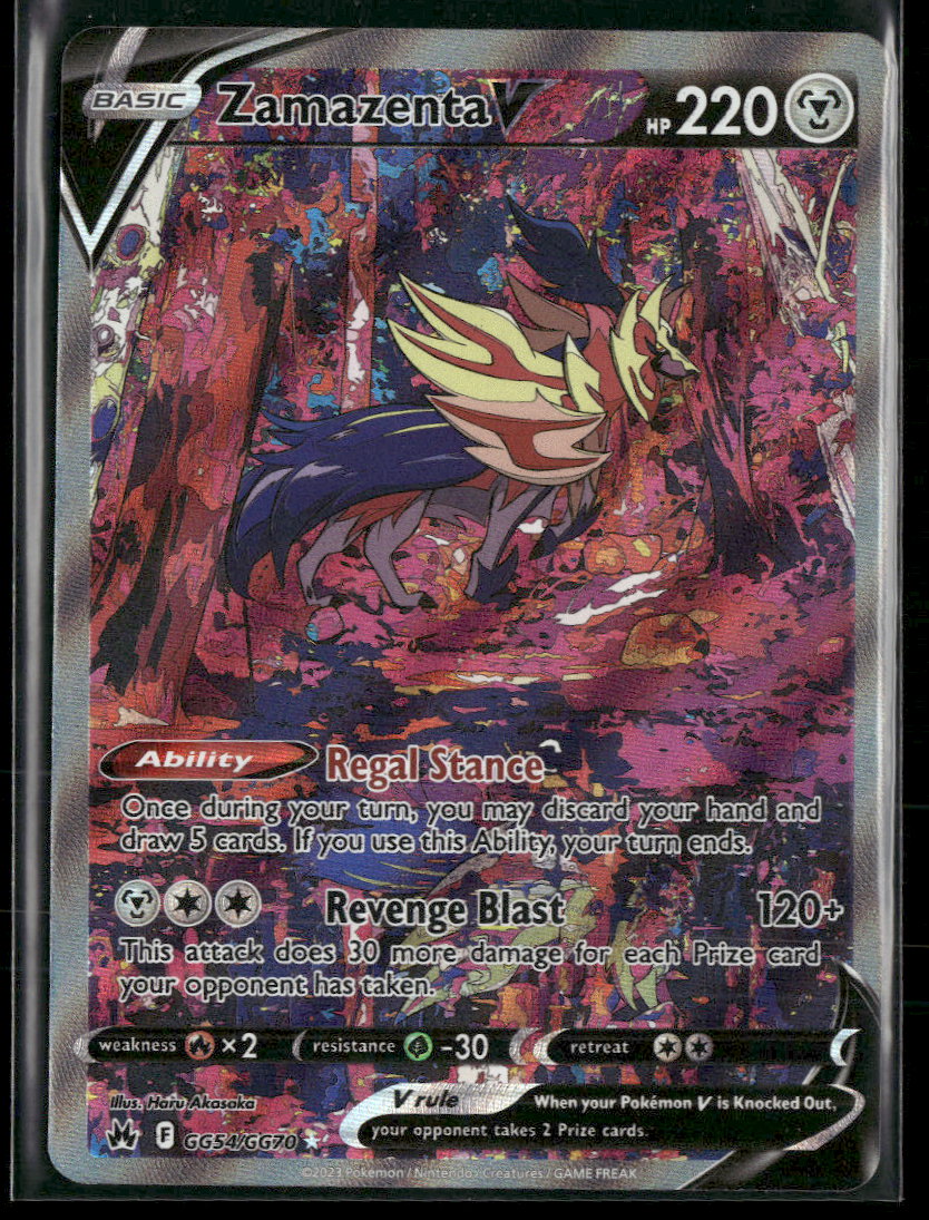 SWSH: Crown Zenith: Galarian Gallery Zamazenta V #GG54/GG70