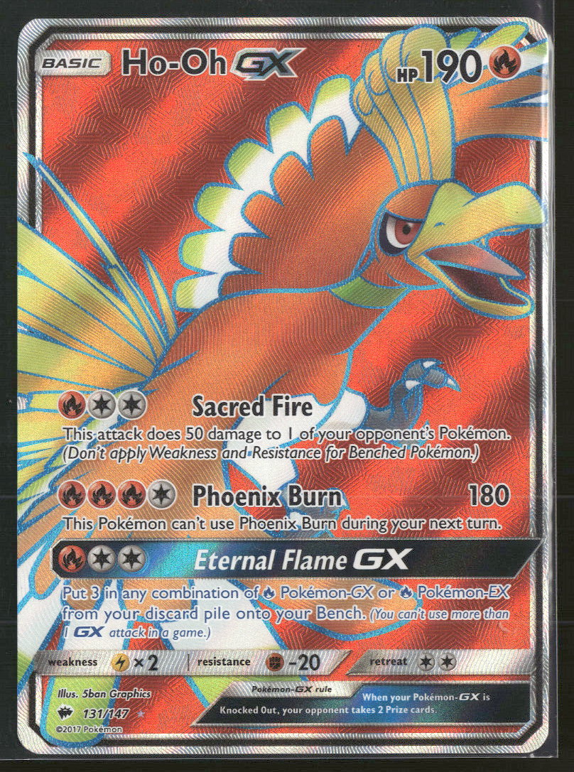 SM - Burning Shadows Ho-Oh GX (Full Art) #131/147