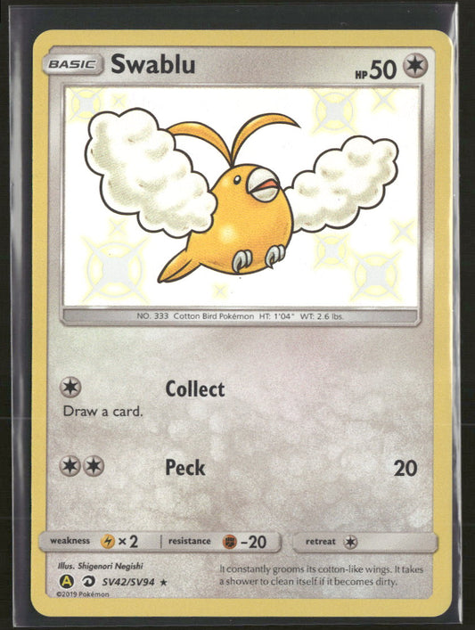 Hidden Fates: Shiny Vault Swablu #SV42/SV94