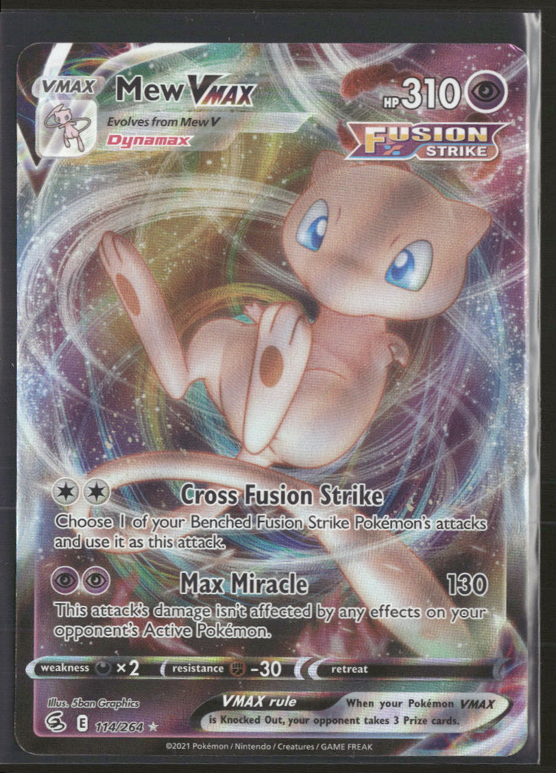 SWSH08: Fusion Strike Mew VMAX #114/264