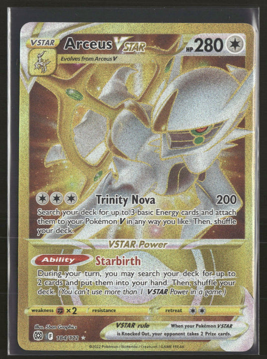 SWSH09: Brilliant Stars Arceus VSTAR (Secret) (184) #184/172