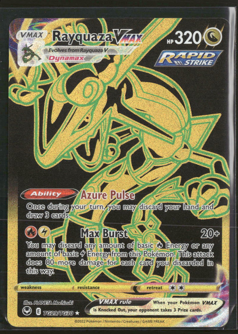 SWSH12: Silver Tempest Trainer Gallery Rayquaza VMAX (Secret) #TG29/TG30