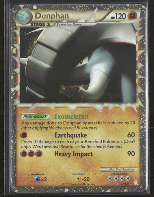 HeartGold SoulSilver Donphan (Prime) #107/123