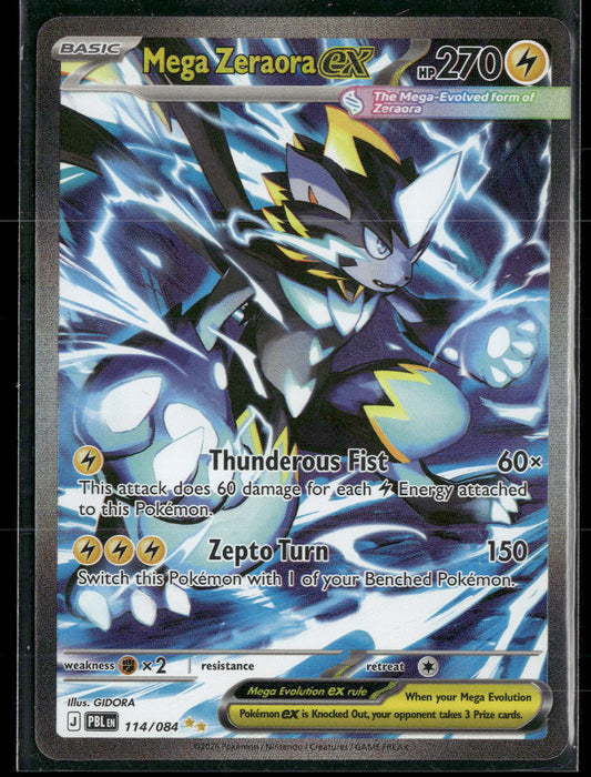 ME05: Pitch Black Mega Zeraora ex #114/084
