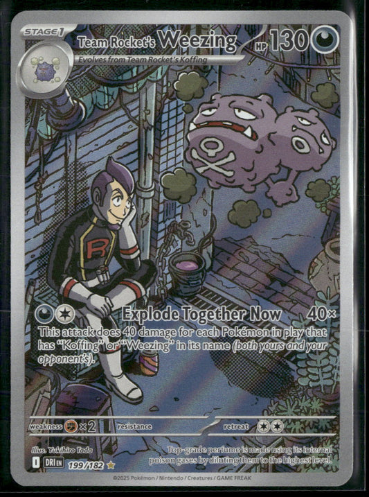 SV10: Destined Rivals Team Rocket's Weezing #199/182