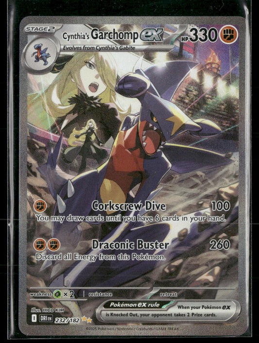 SV10: Destined Rivals Cynthia's Garchomp ex #232/182