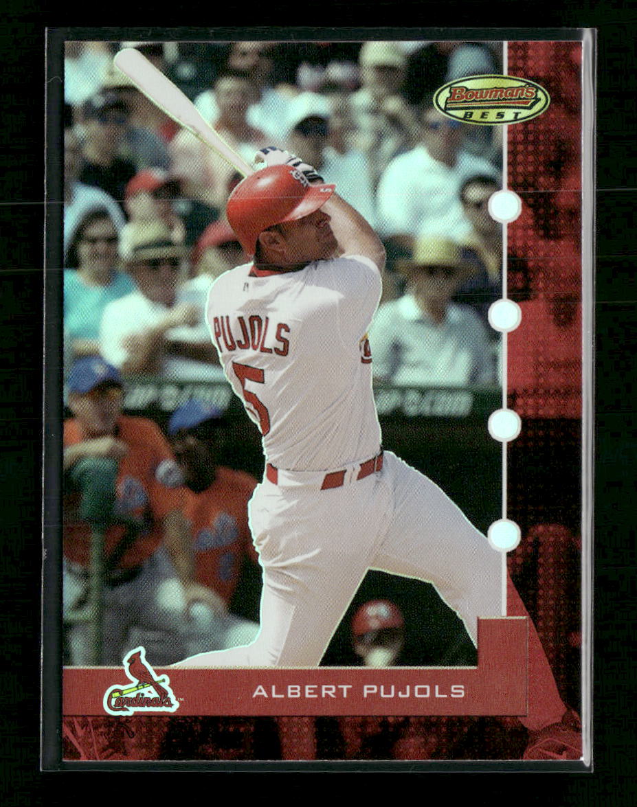 2005 Bowman's Best Red Albert Pujols #/199 #28