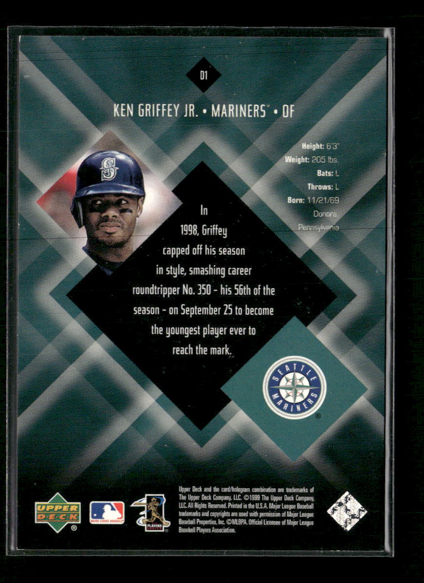 2000 Upper Deck Black Diamond Diamonation Ken Griffey Jr. #D1