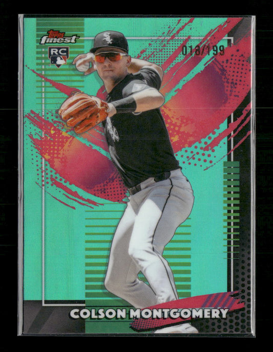 2026 Finest Aqua Refractors Colson Montgomery RC #/199 #291