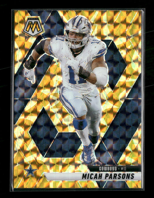 2025 Panini Mosaic Mosaic Reactive Yellow Micah Parsons #110