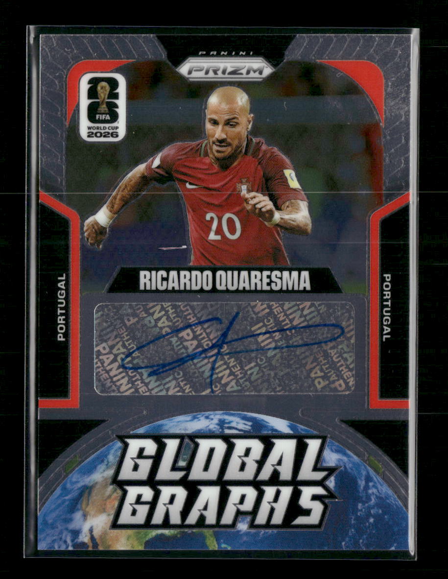 2026 Panini Prizm FIFA World Cup Global Graphs Ricardo Quaresma AU #GG-RQ