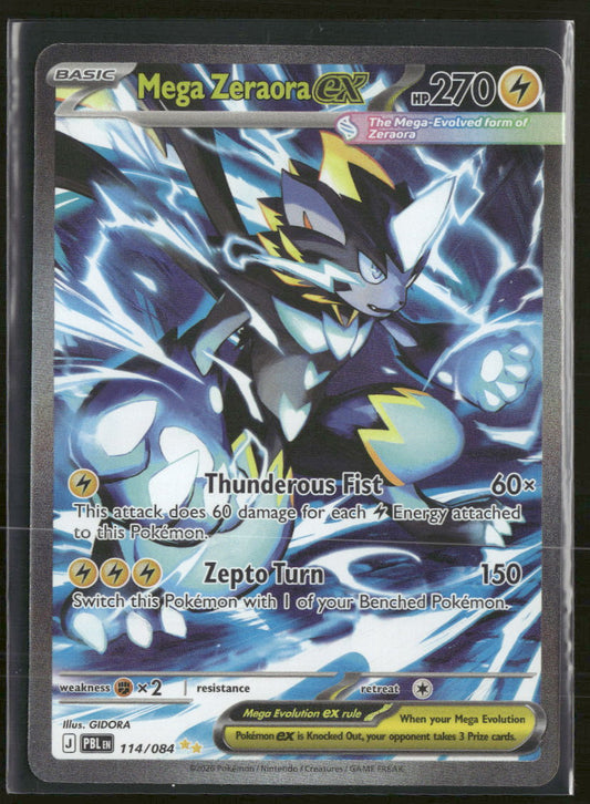 ME05: Pitch Black Mega Zeraora ex #114/084