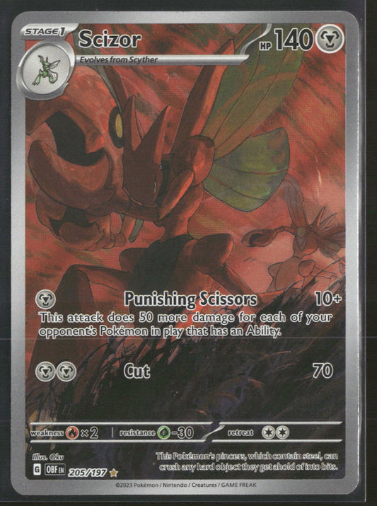 SV03: Obsidian Flames Scizor #205/197