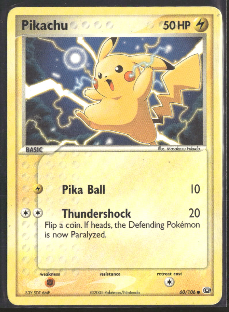 EX Emerald Pikachu #60/106